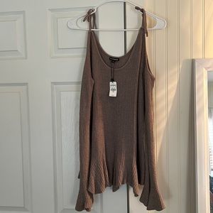 Express long sleeve open shoulder sweater